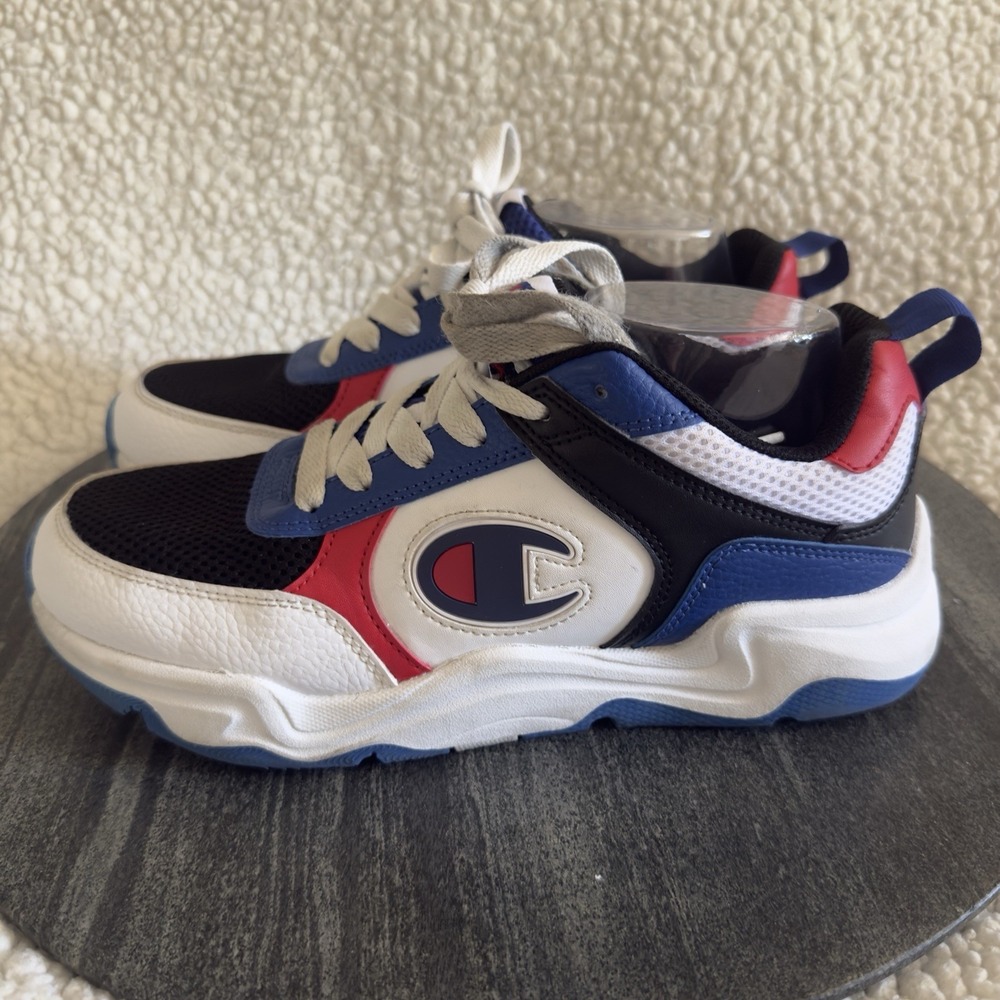 Champion 93 Eighteen Block‎ Sneakers Men's Size 7.5 Patriotic Athletic Shoes